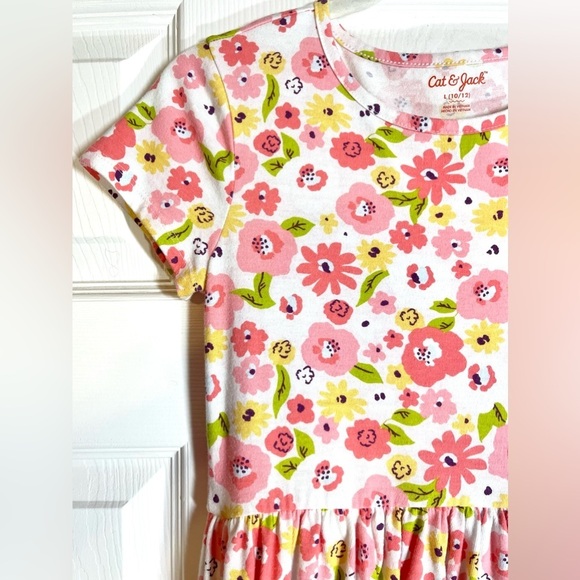 Cat & Jack Girl’s Floral Dress Size L (10-12) - Picture 3 of 4